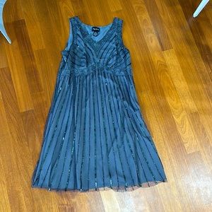 New Maggie Barnes Beaded Sleeveless Dress Size 20W